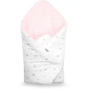 Comparateur de prix : Sevira Kids Gigoteuse d'emmaillotage minky réversible- STELLA - rose