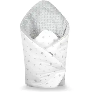 Comparateur de prix : Sevira Kids Gigoteuse d'emmaillotage minky réversible- STELLA - gris