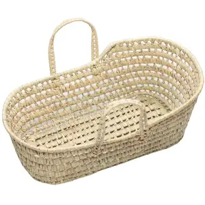 Jouet Couffin Poupée 50cm En Fibres Naturelles Natural pas cher