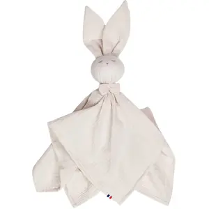 Comparateur de prix : Sevira Kids Doudou Lapin  en gaze de coton, Jeanne Beige  50 x 50 cm TU