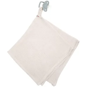 Comparateur de prix : Non communiqué Doudou lange attache tétine - Jeanne - beige