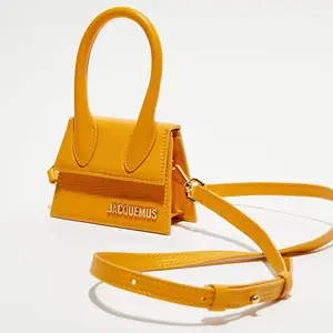 Jacquemus - Micro sac à main en Cuir Le Chiquito orange - 12x9 cm T.U pas cher