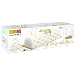 Comparateur de prix : Moule à bûche de Noël matelassée Scrapcooking