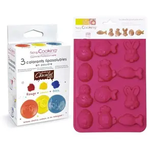 Scrapcooking Coffret chocolats de Pâques colorés pas cher