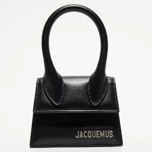 Jacquemus - Mini sac à main en Cuir Le Chiquito noir - 12x6 cm OS pas cher