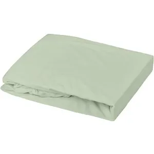 Comparateur de prix : DOMIVA Drap housse + Alese Uni -oeko-Tex - Blanc/Vert de gris - 60 x 120 cm