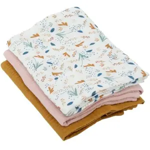 Domiva Lot De 3 Langes Coton Caramel - Domiva