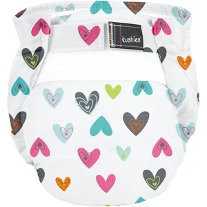 DOMIVA COUCHE LAVABLE 0-4KG COEURS pas cher