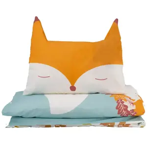 Parure de lit couette + taie FoxVendu paraubert