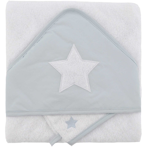 Coffret sortie de bain et gant GRIS Domiva pas cher