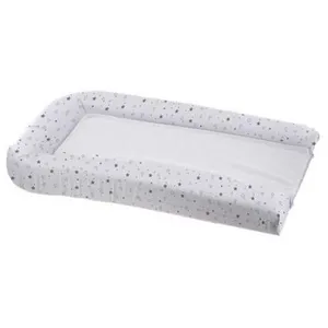 Comparateur de prix : Domiva Matelas A Langer Pvc 2 Éponges - Blanc Impr Etoiles - 42x70cm