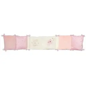 Comparateur de prix : Domiva Tour de lit microfibre 100% polyester adaptable 30 x 180 cm -