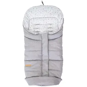 DOMIVA Chancelière Outdoor Intérieur Imp Etoiles Gris 100 cm