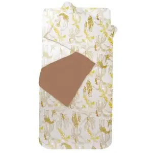 Comparateur de prix : Domiva Parure de lit enfant animaux de safari Jaune 100x140 cm