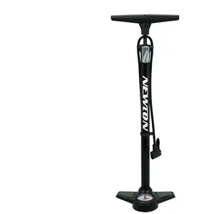 Pompe à pied Newton FPV1 11 bars avec manomètre valve Presta/Schrade