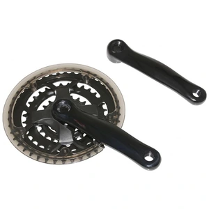Comparateur de prix : Pedalier vtt p2r 7-8v. noir 150mm 42-32-22 avec pare-chaine