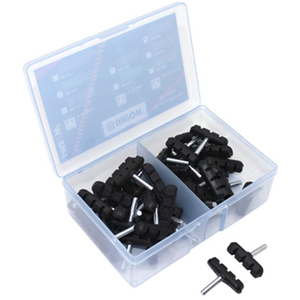 Porte patin frein vtt a tige symetric newton 55mm noir (coffret de 25 ...