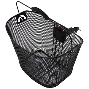 Comparateur de prix : P2R Panier vélo en acier noir à fixation rapide sur potence