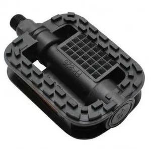Pedale city resine p2r monobloc noir 9-16 (paire) pas cher
