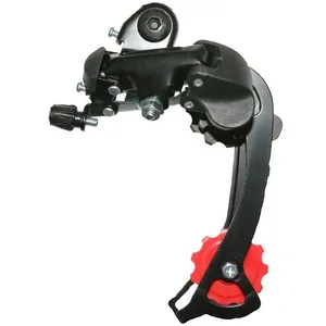 P2R Dérailleur arrière VTT TZ 7/8V à chape longue noir à visser pas cher