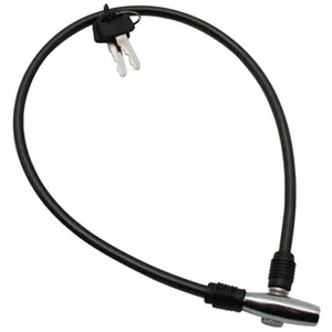 ANTIVOL VELO CABLE A CLE P2R DIAM 5mm L 65cm pas cher