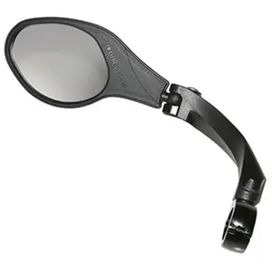 Rétroviseur vélo Newton oval pliable sur cintre pour VAE (gauche)