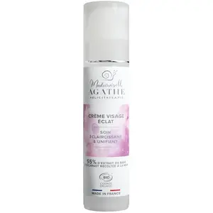 Crème visage éclat - Soin éclaircissant et unifiant bio - MADEMOISELLE AGATHE - Peau normale pas cher