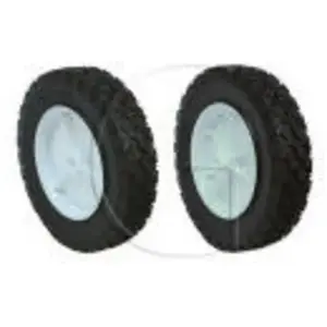 JARDINVEST Roue de tondeuse UNIVERSELLE-diametre 203mm - Moyeu central pas cher
