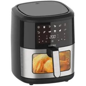 Friteuse Airfryer 6L en inox avec fenêtre MD508A-SW MEDEK pas cher
