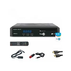 Pack SERVIMAT Récepteur TV satellite HD + carte Fransat + Câble HDMI +... pas cher