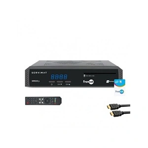 Servimat Sirius III HD + carte FRANSAT + Cable HDMI pas cher