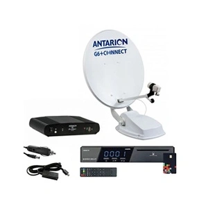 Comparateur de prix : Pack ANTARION G6+ 65 CM Antenne Satellite Automatique Camping Car + Ré...