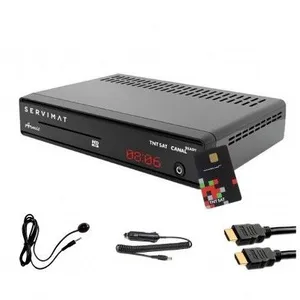 Comparateur de prix : SERVIMAT Récepteur satellite HD + Carte TNTSAT V6 + Câble HDMI + Câble...