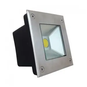 Comparateur de prix : Spot Led Encastre Sol Carré Finition Inox 3w Terrasse Piscine