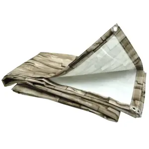 TERRE JARDIN Brise vue beige imitation mur en pierres 1 x 5 pas cher