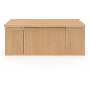 Idomya - Table basse Tania 2 en 1 avec plateau dépliant et 4 assises b... pas cher