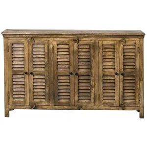Made in Meubles Buffet en bois marron 170x41 cm pas cher