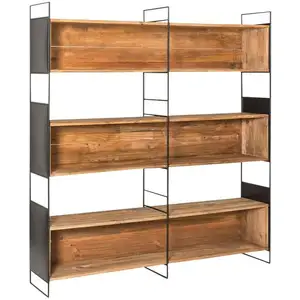 Bibliothèque en bois recyclé 180 cm Blaise