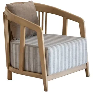 Made In Meubles - Fauteuil en bois de manguier TérenceVendu parnature-et-decouvertes