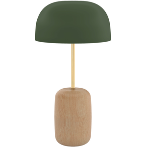 Harto Lampe à poser, abat-jour vert cendré pas cher