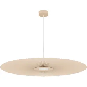 Hartô - Suspension Carmen - Beige - Textile contrecollé sur PET - Desi...Vendu parmade-in-design