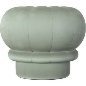 Hartô - Pouf Claudie - Vert - Velours polyester - Designer Margaux Kel...Vendu parmade-in-design