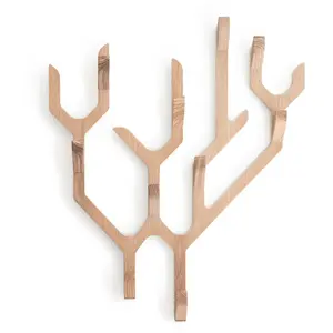 Comparateur de prix : Porte-manteau mural en bois de chêne naturel Ambroise - Hartô