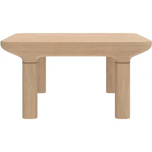 Hartô Table basse rectangulaire en chêne naturel 62 x 50 x 29,5 cm Camille -... pas cher