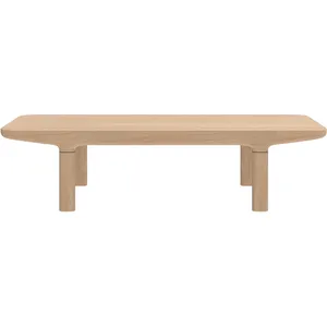 Table basse rectangulaire en chêne naturel 120 x 50 x 29,5 cm Camille ...Vendu parmade-in-design