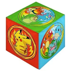Comparateur de prix : Coussin premium - Cube - POKEMON - Microfibre - 25 x 25 x 25 cm