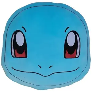 Coussin premium - POKEMON - Visage Carapuce - Microfibre - 40 cm pas cher