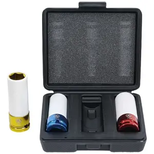 BGS DO IT YOURSELF douilles impact speciales a choc longues pour jantes alu coffret de 3 -