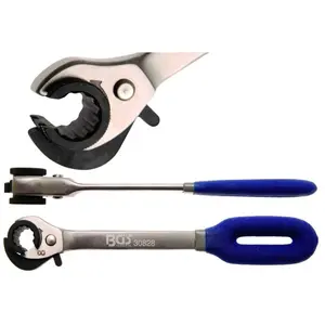 Comparateur de prix : OC PRO cle a tuyauter a cliquet rotatif de 8, 9, 10, 11, 12 ou 15 mm - 08 mm -