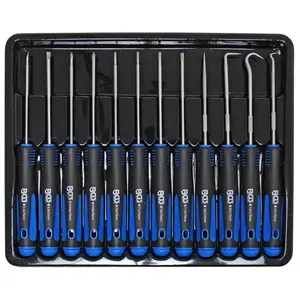 Bgs Technic - 12 tournevis et crochets de precision chrome vanadium pas cher